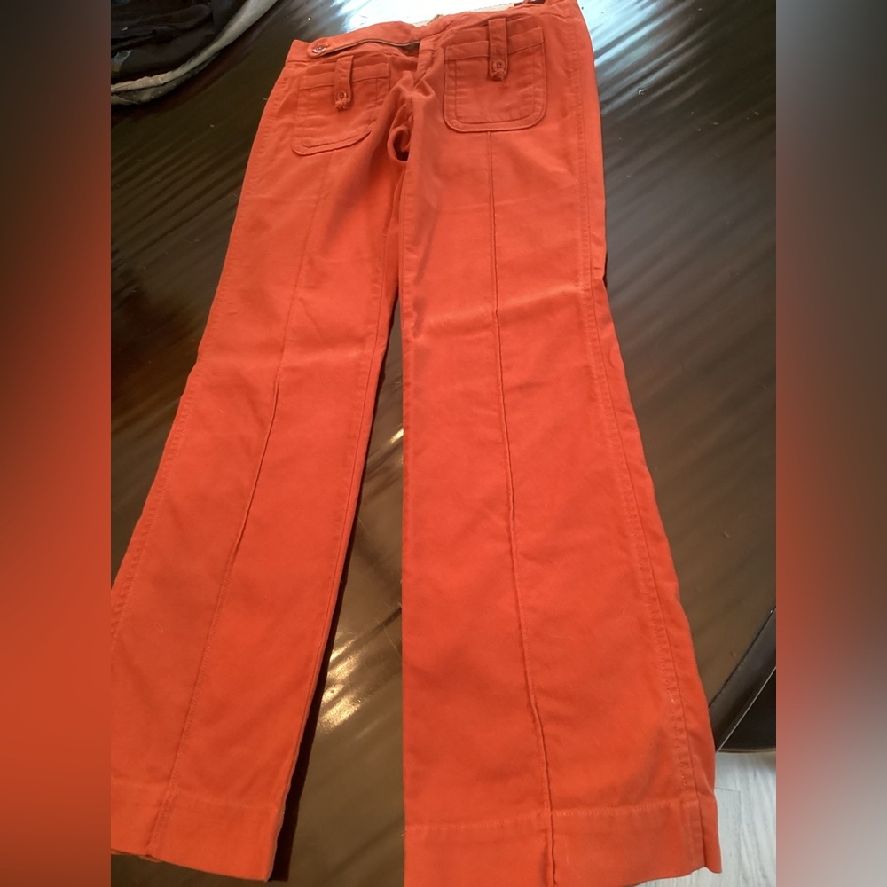 G1 Basic Goods orange flare trouser